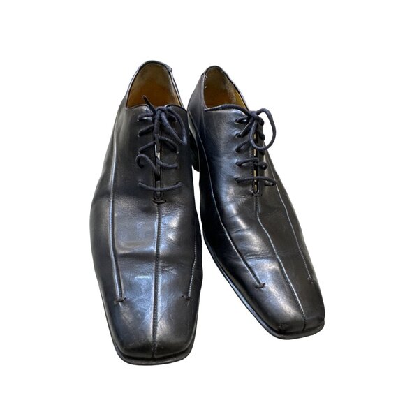 Aventura men’s black leather shoes oxfords size 9.5M SKU 3325 Aventura Shoes for Men Deals - New and used pre-owned Finds  main image 3